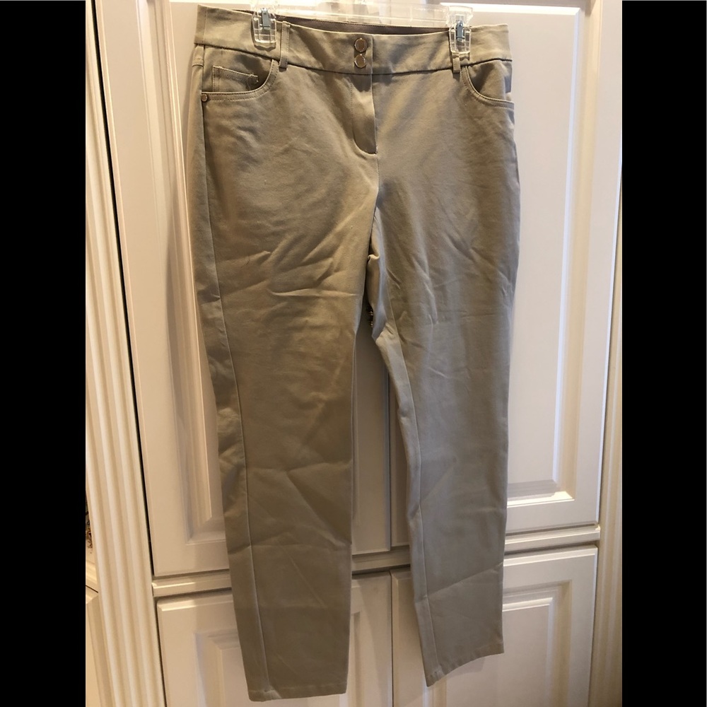 💛Alfani Wide waist band elastic stretch jeans style, snaps & zipper close